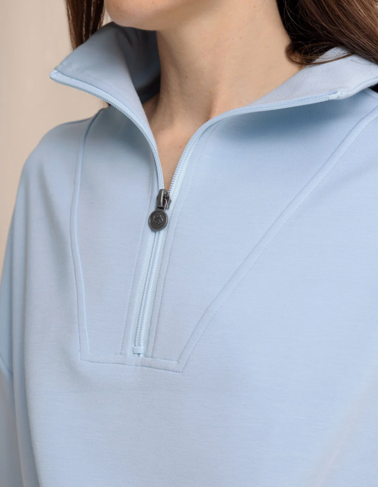 Danielle Luxe Lounge Pullover | Cerulean