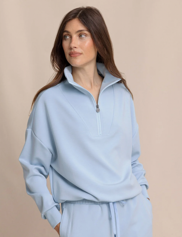 Danielle Luxe Lounge Pullover | Cerulean