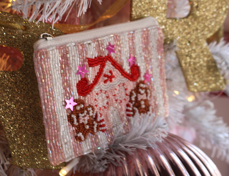 Gingerbread House Coin Purse
