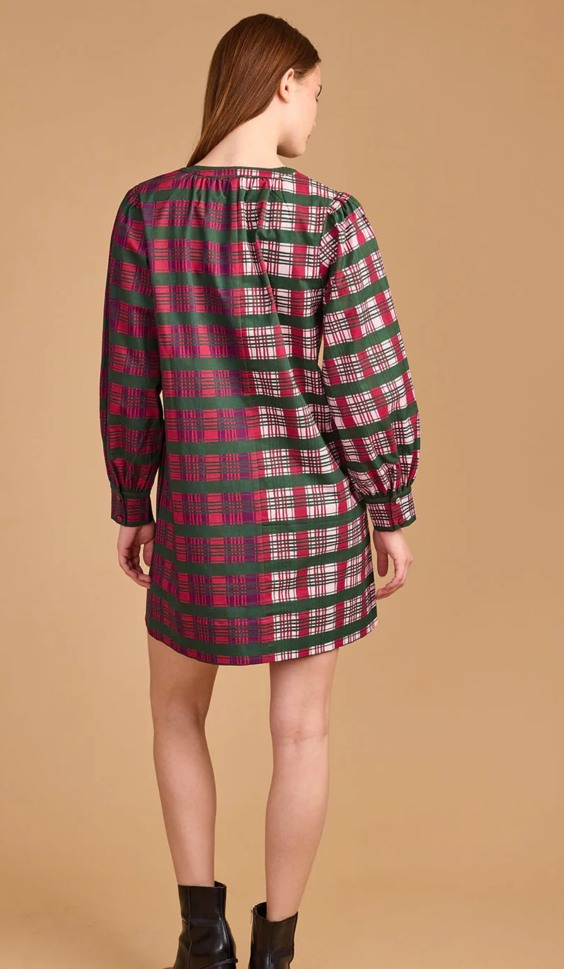 Leslie Dress | Party Plaid