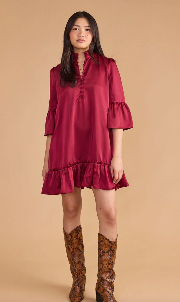 Chelsea Dress | Beet Red