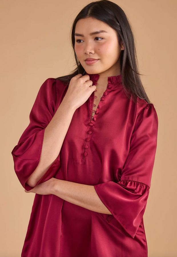 Chelsea Dress | Beet Red