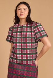 Jamie Top | Party Plaid