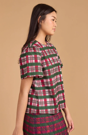 Jamie Top | Party Plaid