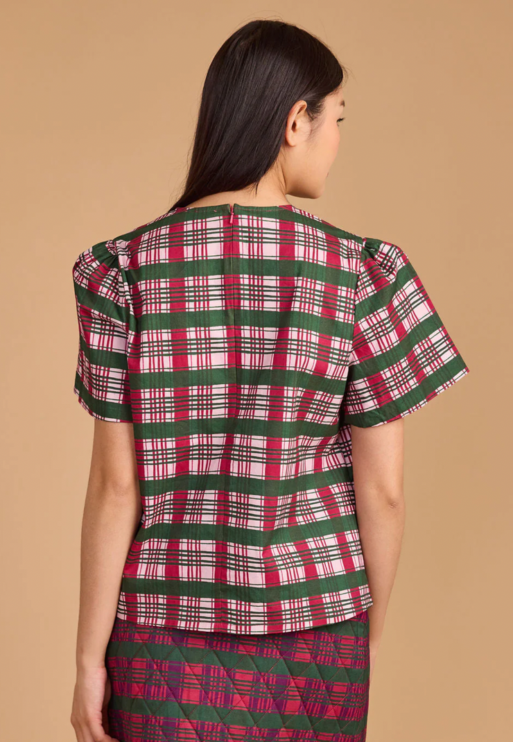 Jamie Top | Party Plaid