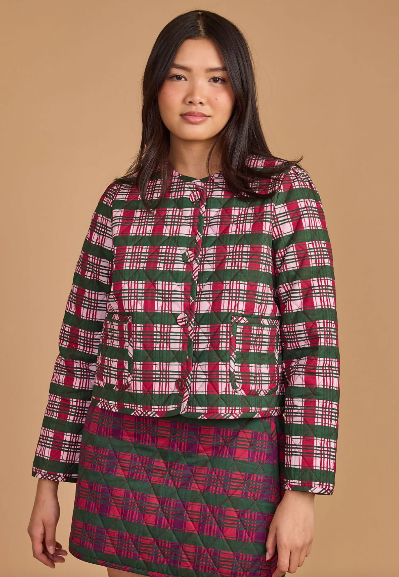 Hazel Jacket | Party Plaid