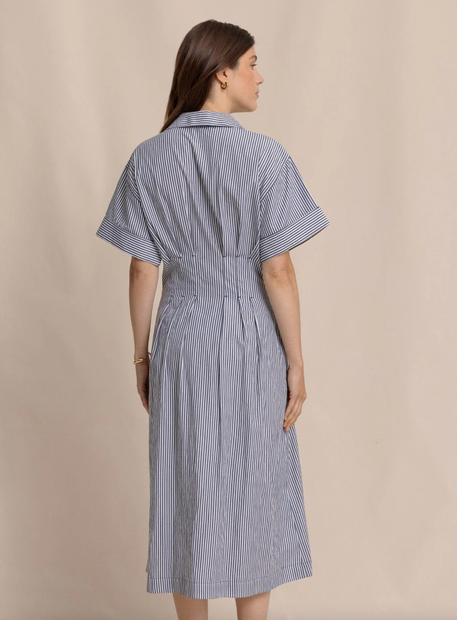 Bobbie Tucked Waist Shirtdress