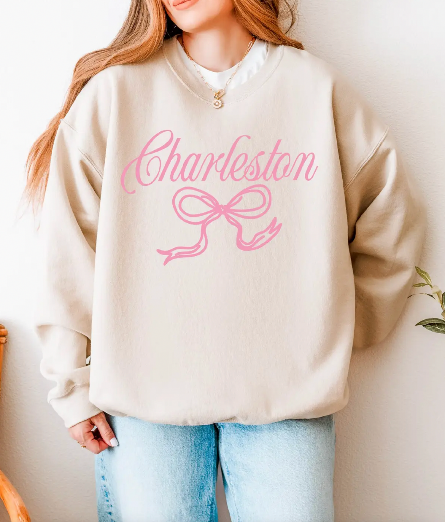 Charleston Bow Sweatshirt