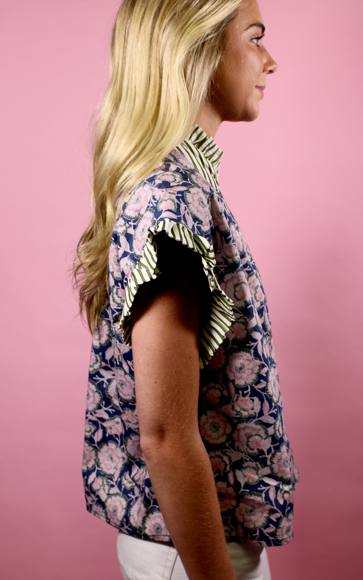 Saylor Contrast Blouse