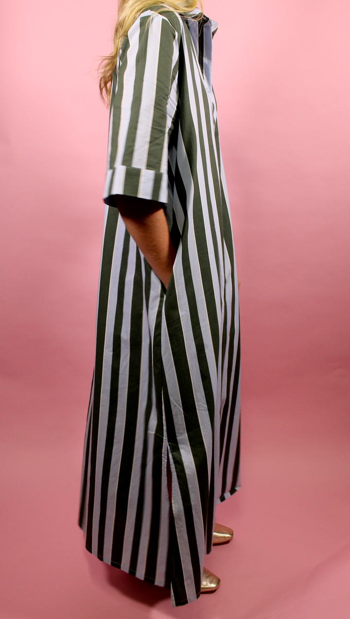 Fairway Stripes Maxi Dress