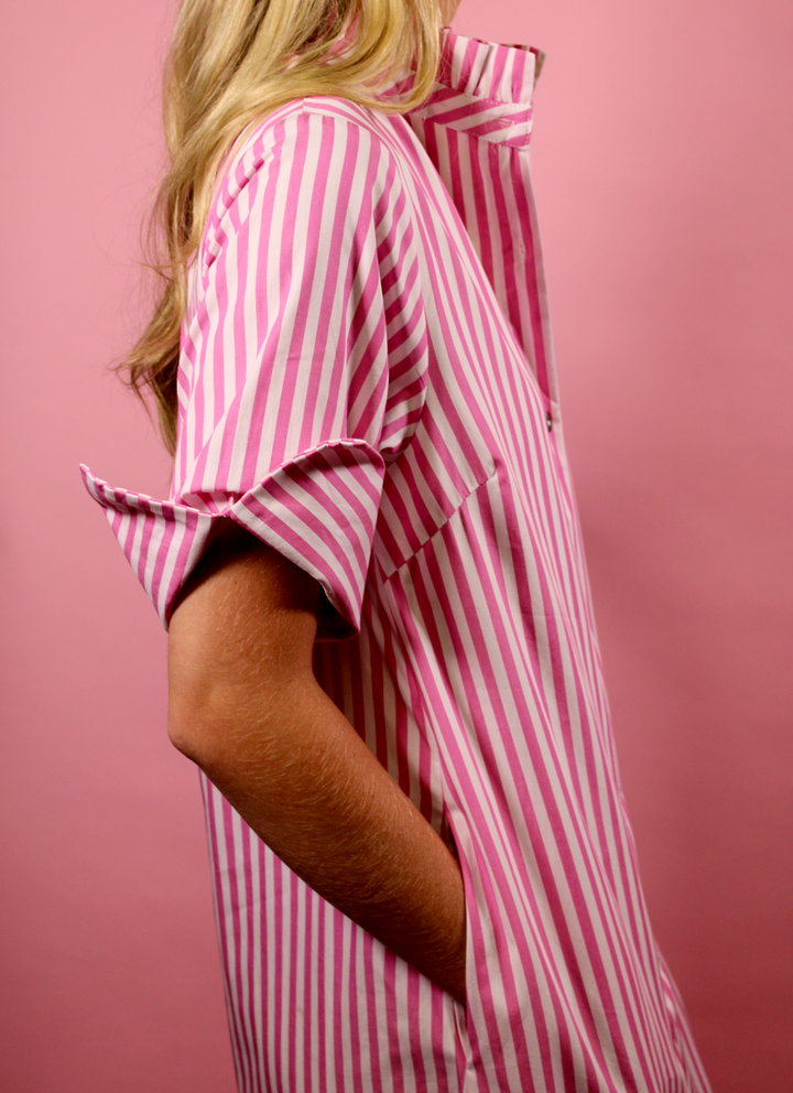 Pink Avenue Stripe Maxi Dress