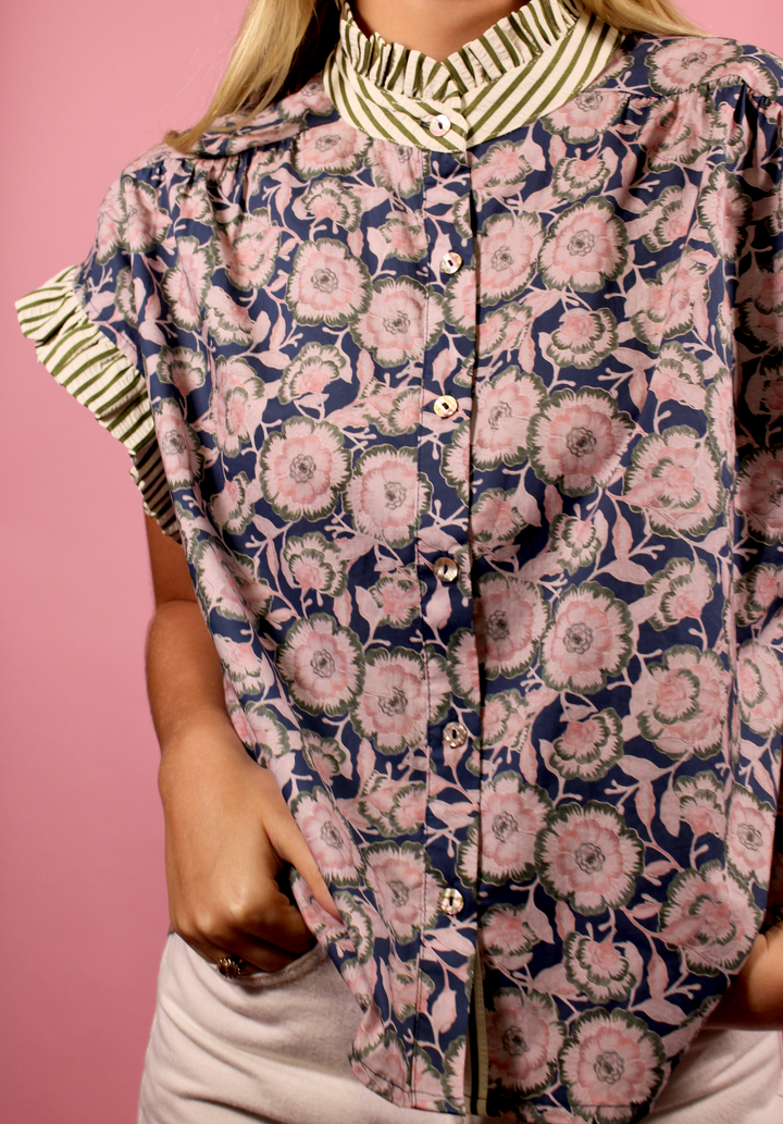 Saylor Contrast Blouse
