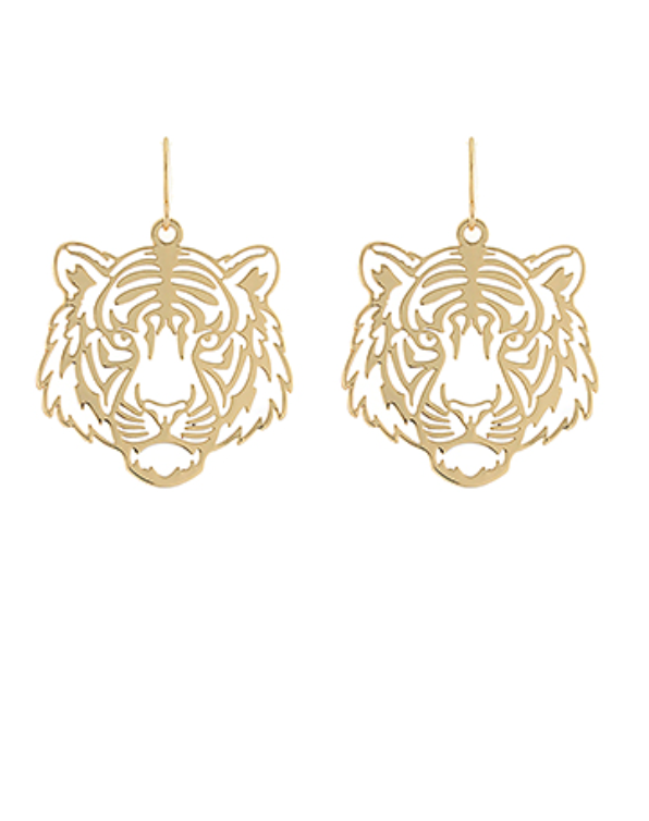 Fight Tiger Earrings