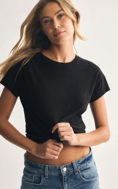 Modern Slub Tee | Black