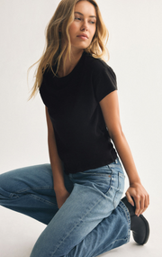 Modern Slub Tee | Black