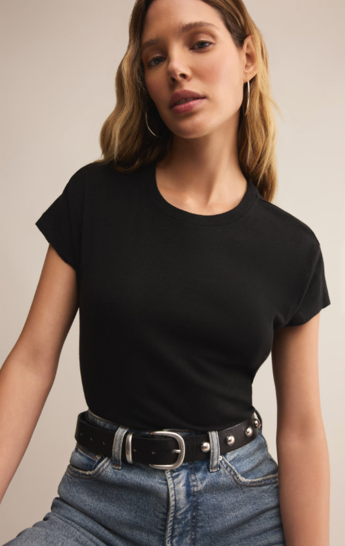 Modern Slub Tee | Black