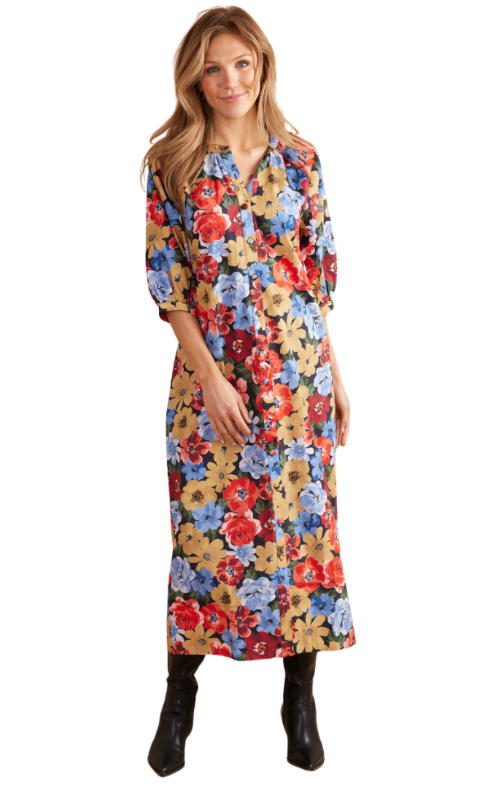 Madeleine Dress | Nocturnal Garden