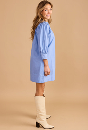 Paloma Dress | Smoke Blue