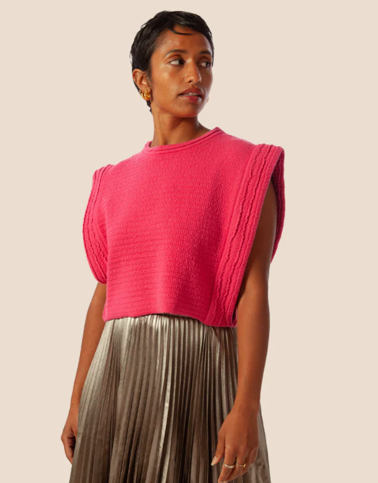 Imogen Top | Super Pink