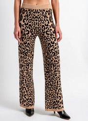 Leopard Sweater Pant