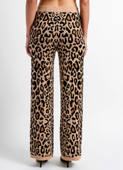 Leopard Sweater Pant