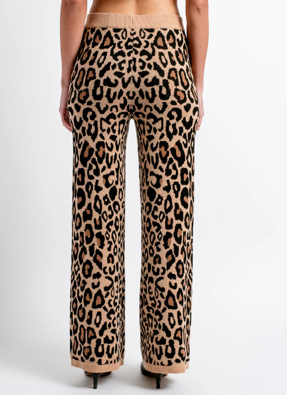 Leopard Sweater Pant