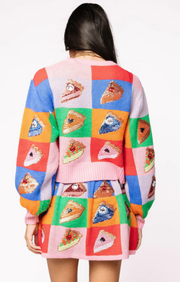 Colorblock Piece of Pie Cardigan