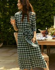 Trista Gordon Tartan Shirt Dress
