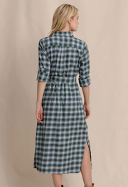 Trista Gordon Tartan Shirt Dress