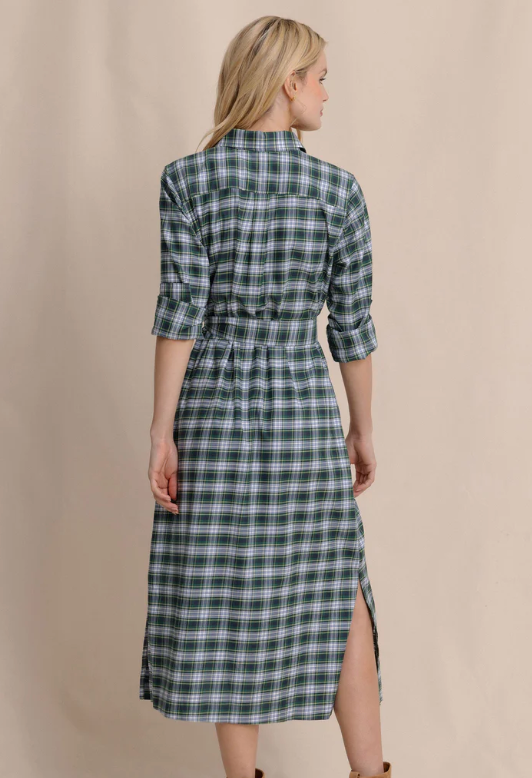Trista Gordon Tartan Shirt Dress