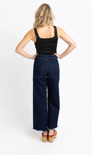 Solid Square Bodysuit | Black