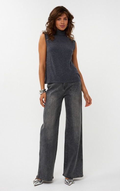 All That Glitters Wide Leg Denim