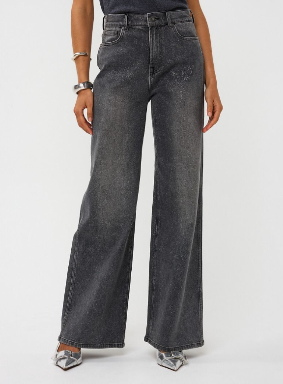 All That Glitters Wide Leg Denim