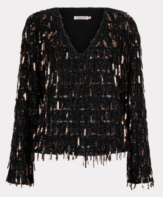 Festive Fringe Top