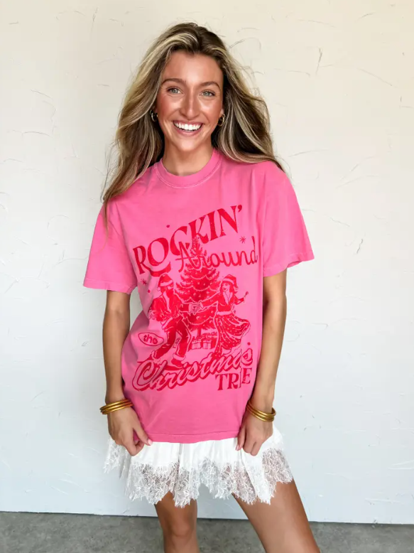 Rockin Around the Christmas Tree Tee