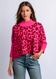 Aja "Bozoma" Sweater | Super Pink / Cherry