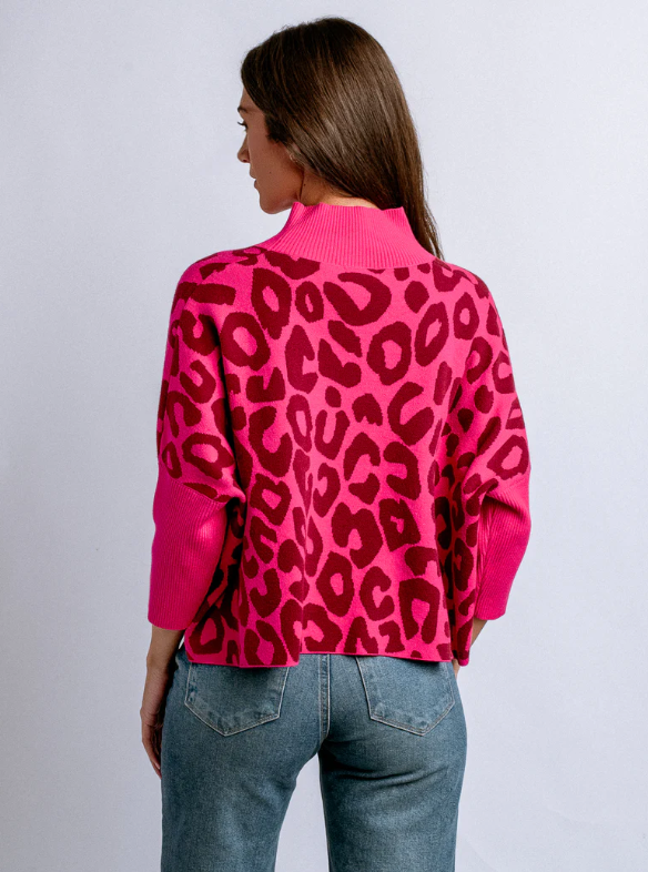 Aja "Bozoma" Sweater | Super Pink / Cherry