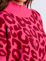 Aja "Bozoma" Sweater | Super Pink / Cherry