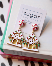 Gingerbread House Earring