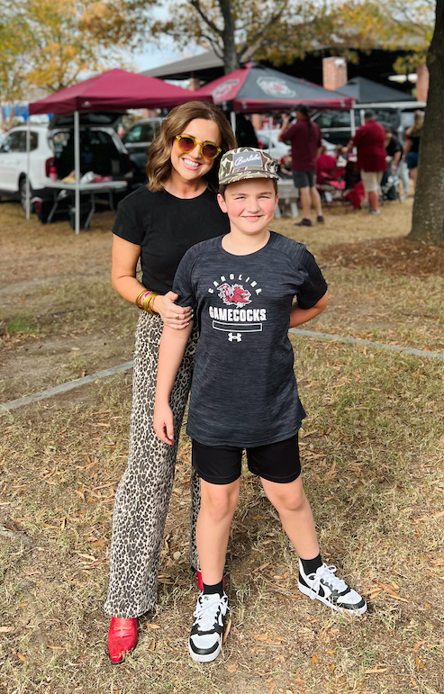 High Rise Vintage Straight Denim | Leopard