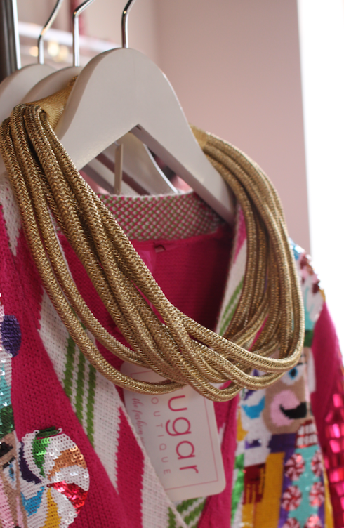 8 Strand Necklace | Gold