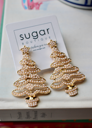 Pearl Adorned Tree Earring