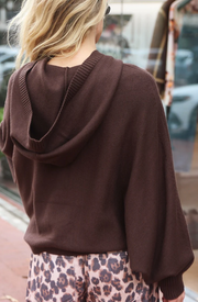Sweater Hoodie | Chocolate