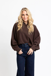 Sweater Hoodie | Chocolate