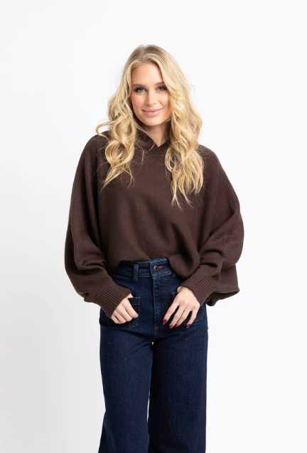 Sweater Hoodie | Chocolate