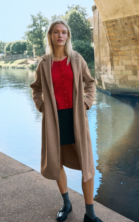 Mason Luxe Coat | Smokey