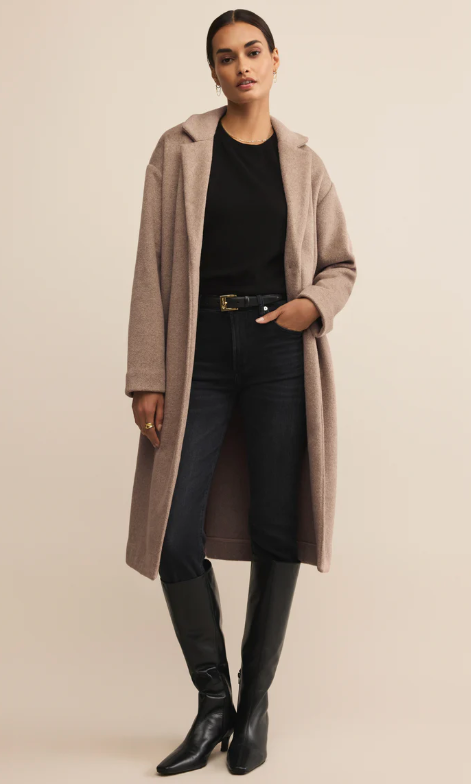 Mason Luxe Coat | Smokey