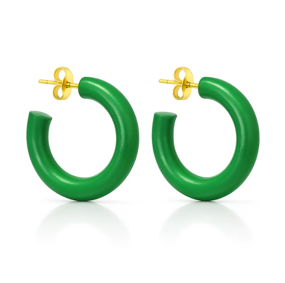 Small Chantal Hoop | Green