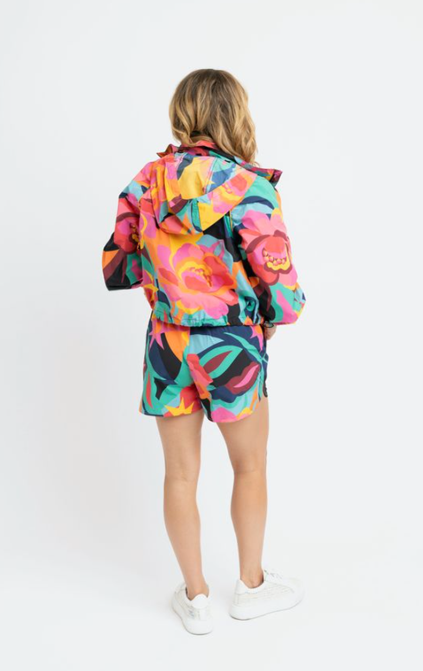 Bold Blooms Active Jacket