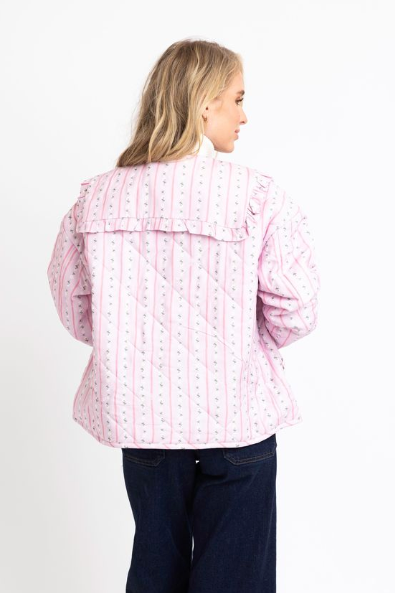 Dainty Pink Floral Jacket